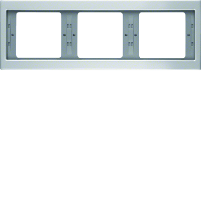 K.5 Ramka 3-krotna pozioma Berker aluminium