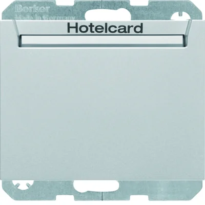 K.5 Relaisschalter für eine Hotelkarte, lackiertes Aluminium