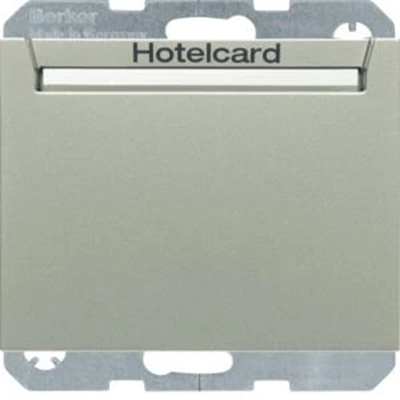 K.5 Relay switch for hotel card, stainless steel