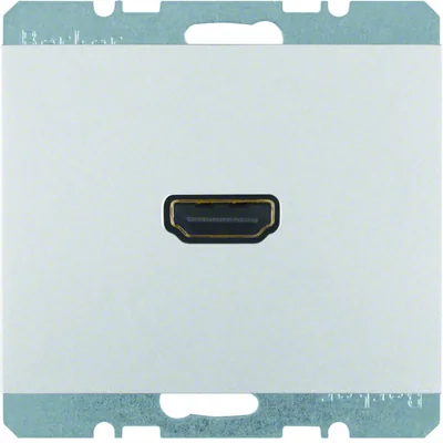 K.5 Розетка HDMI з під'єднанням 90° алюміній