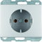 K.5 SCHUKO socket completely aluminum