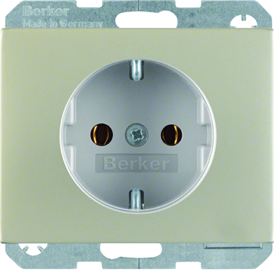 K.5 SCHUKO socket stainless steel