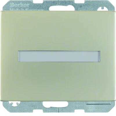 K.5 SCHUKO socket with self-closing cover and description field IP44 stainless steel