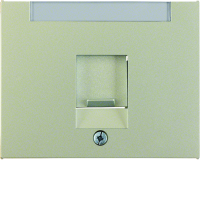 K.5 Single front plate with a steel dust-protecting slide