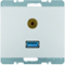 K.5 USB socket/3.5 mm jack aluminum