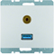 K.5 USB socket/3.5 mm jack aluminum