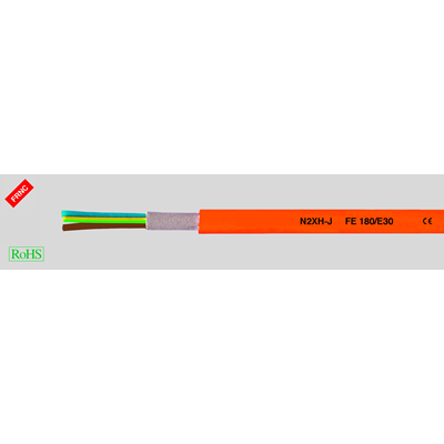 Kabel 3x1.5RE linka giętka pomarańczowy