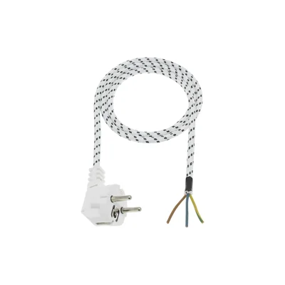 Kabel aus Baumwolle mit Stecker