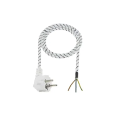Kabel aus Baumwolle mit Stecker