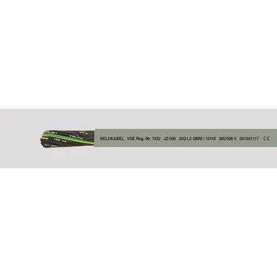 Kabel elastyczny 2x0.5 żyły czarne numerowane