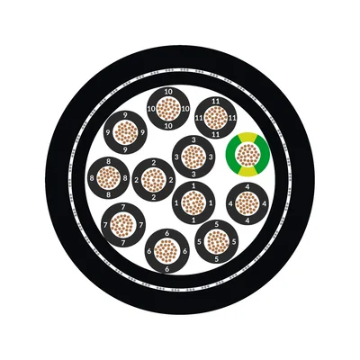 Кабель ÖLFLEX PETRO C HFFR 5G16 BK;