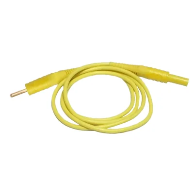 Kabel pro metr MZC-2, 1,2 m, zakončený žlutými banánky