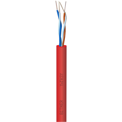 Kabel sygnalizacji pożaru do układania na stałe YnTKSY 2x2x1