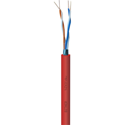 Kabel sygnalizacji pożaru do układania na stałe YnTKSYekw 4x2x0,8