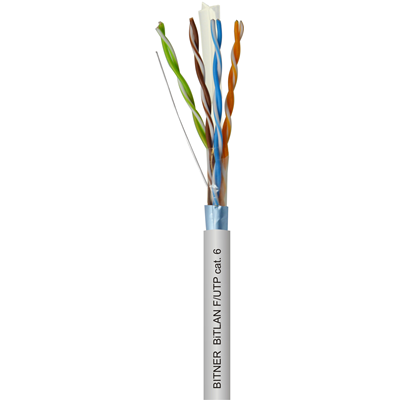 Kabel telekomunikacyjny BiTLAN F/UTP 4x2x23 AWG (0,54) cat. 6 350MHz