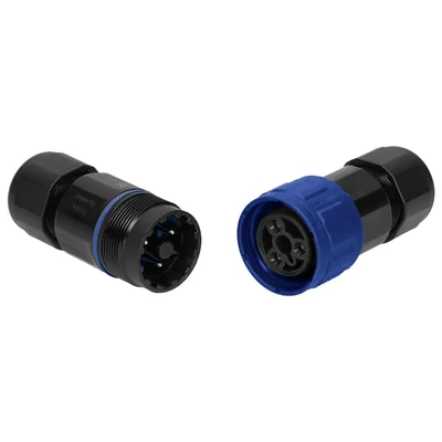 Kabelverbinder, Buchse-Stecker, 3x4mm², IP68, 10 Stück