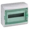 KAEDRA surface-mounted hermetic enclosure, single row, 18 modules, IP 65