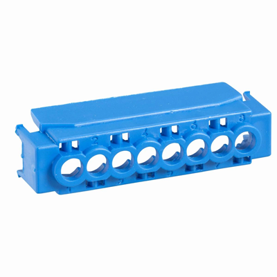 Kaedra terminal block cover blue 8 holes