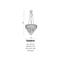 KALABRIA Pendant lamp chrome