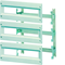 Kamera-Montagesatz. 54 Module DIN-System S H500 L400