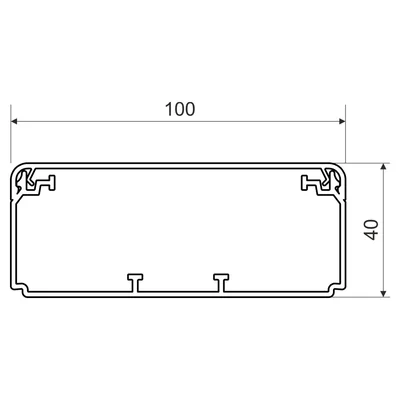 KANAŁ EKD 100X40 (2m/8m/240m)