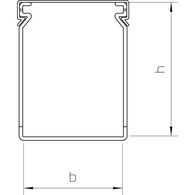 Kanał grzebieniowy 60X40 RAL703, LK4 N 60040