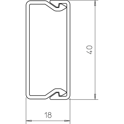 Kanał WDK 15X40