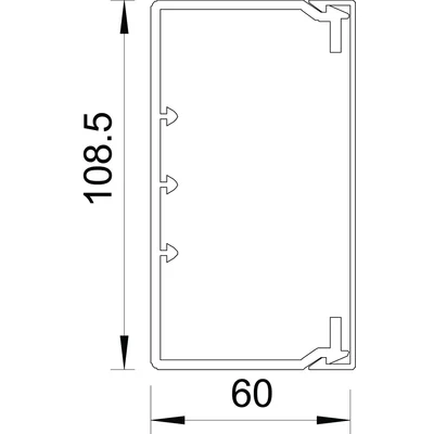 Kanał WDK 60X110 CZ.B., WDK60110RW