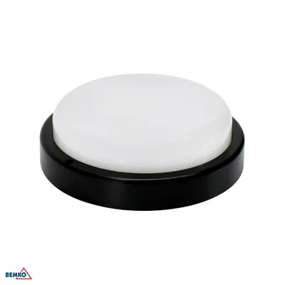 KANLO LED-Leuchte rund 12W 4000K 1150LM IP54 Schwarz Micro