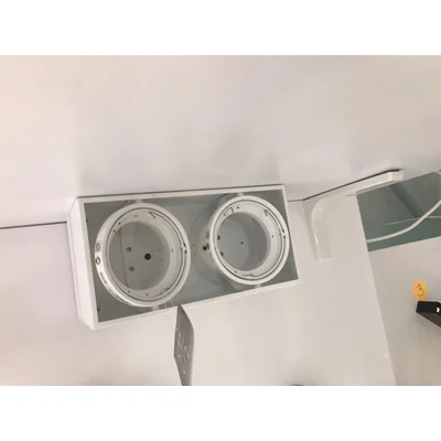 KARDAMOD Doppelte weiße Display-Deckenleuchte