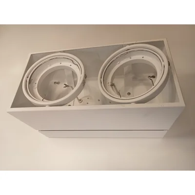 KARDAMOD Lampada da soffitto con doppio display bianco