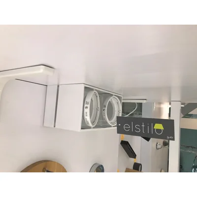 KARDAMOD Plafonnier double affichage blanc