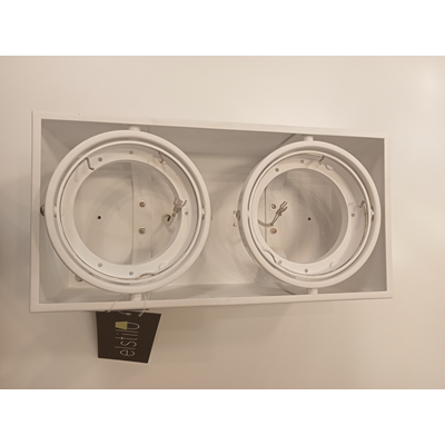 KARDAMOD Plafonnier double affichage blanc