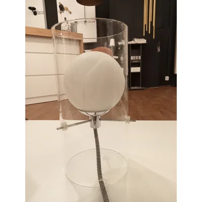 KARLO Lámpara de mesa transparente