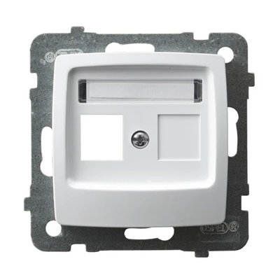 KARO Computer socket housing white