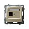 KARO Computer socket, single, cat. 5e ecru pearl