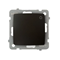 KARO Contact switch "light" chocolate metal, without frame