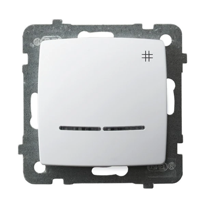 KARO Cross connector with backlight white, without frame
