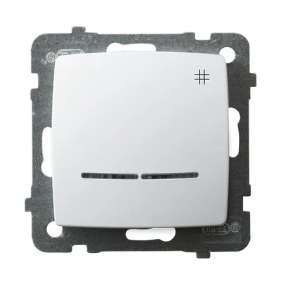 KARO Cross connector with backlight white, without frame