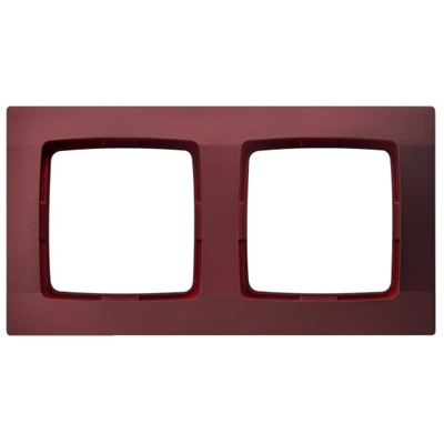 KARO Double burgundy frame