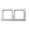 KARO Double frame for IP44 switches, white