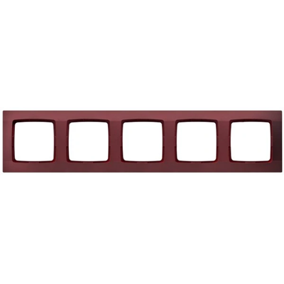 KARO Five-fold burgundy frame