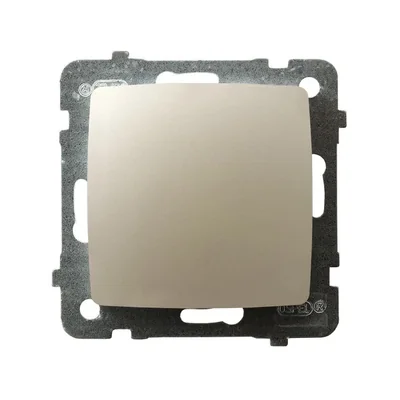 KARO Interrupteur unipolaire nacré écru, sans cadre
