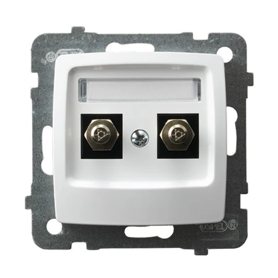 KARO KARO double equipotential socket white