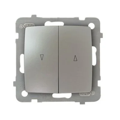 KARO Łącznik żaluzjowy z blokadą mechaniczną srebrny perłowy