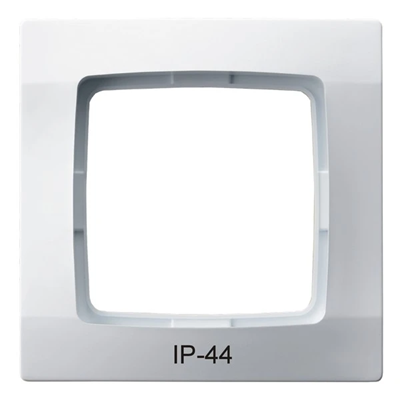 KARO Marco individual para interruptores IP44, blanco