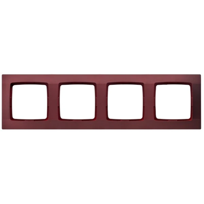 KARO Quadruple burgundy frame