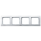 KARO Quadruple frame for IP44 switches, white