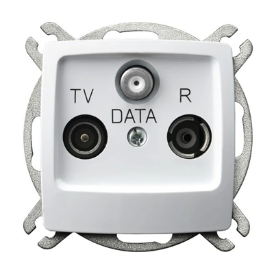 KARO RTV-DATA socket KARO white