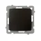KARO Single-pole switch chocolate metal, without frame
